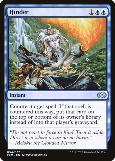 Hinder Double Masters Magic card