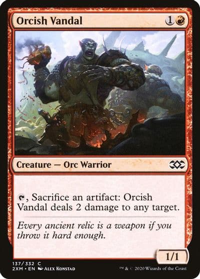 Orcish Vandal Double Masters Magic card
