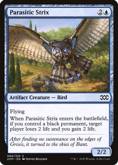 Parasitic Strix Double Masters Magic card