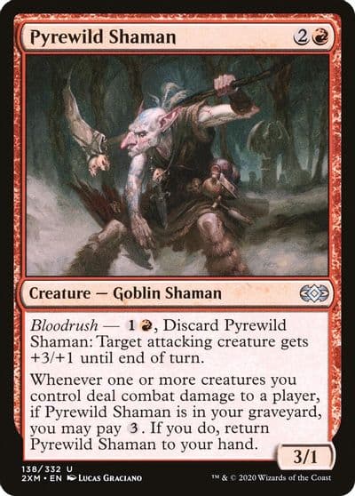 Pyrewild Shaman Double Masters Magic card