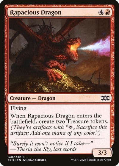 Rapacious Dragon Double Masters Magic card
