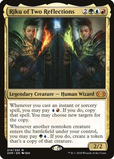Riku of Two Reflections Double Masters Magic card