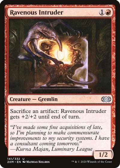 Ravenous Intruder Double Masters Magic card