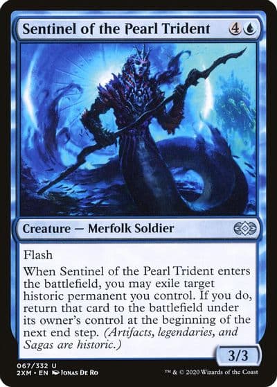 Sentinel of the Pearl Trident Double Masters Magic card