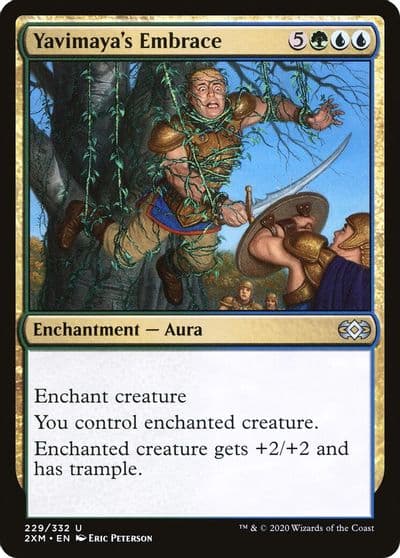 Yavimayas Embrace Double Masters Magic card