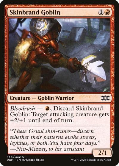 Skinbrand Goblin Double Masters Magic card