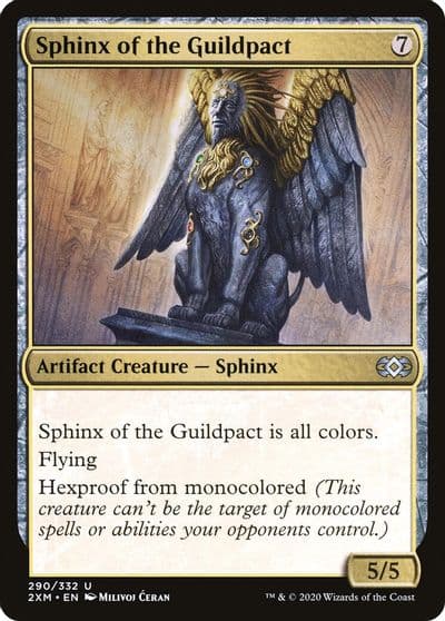 Sphinx of the Guildpact Double Masters Magic card