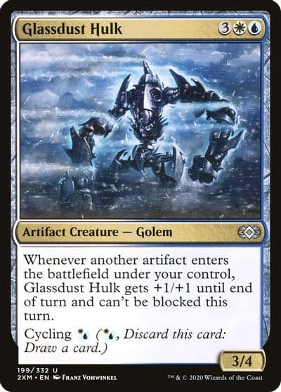 Glassdust Hulk Double Masters Magic card