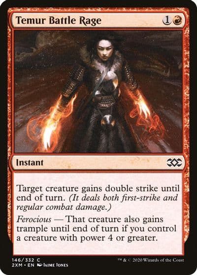 Temur Battle Rage Double Masters Magic card