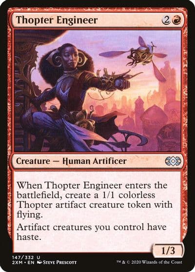 Thopter Engineer Double Masters Magic card