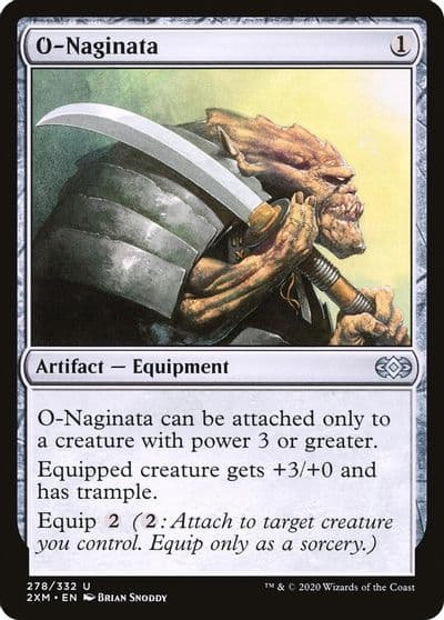 O Naginata Double Masters Magic card
