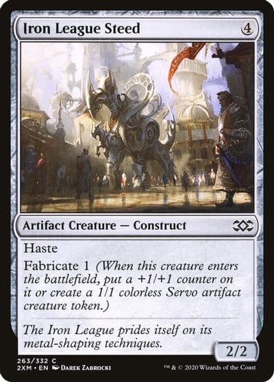 Iron League Steed Double Masters Magic card