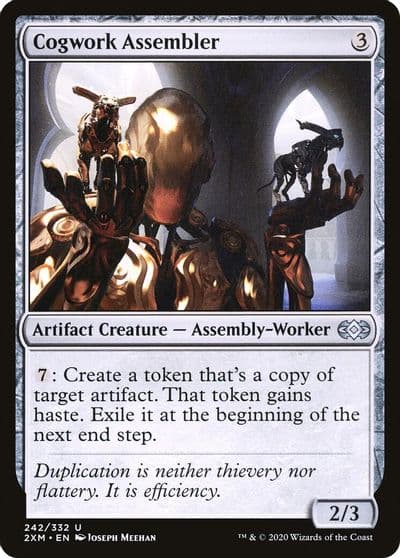 Cogwork Assembler Double Masters Magic card