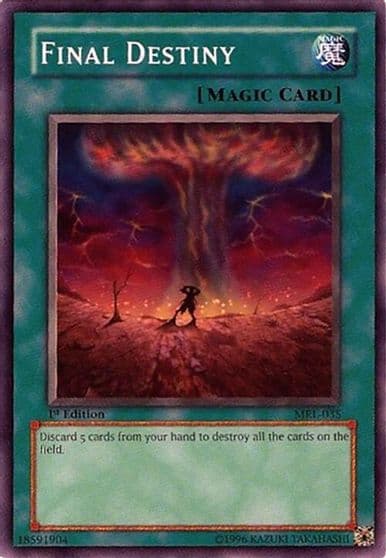 Final Destiny Magic Ruler Yu-Gi-Oh! card