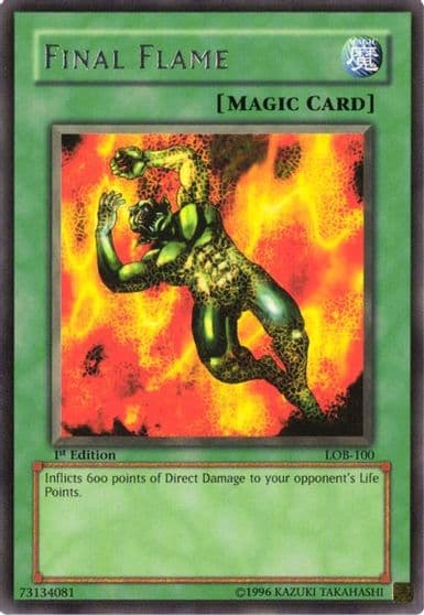 Final Flame The Legend of Blue Eyes White Dragon Yu-Gi-Oh! card