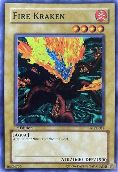 Fire Kraken Magic Ruler Yu-Gi-Oh! card