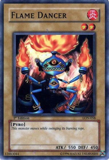 Flame Dancer Labyrinth of Nightmare Yu-Gi-Oh! card