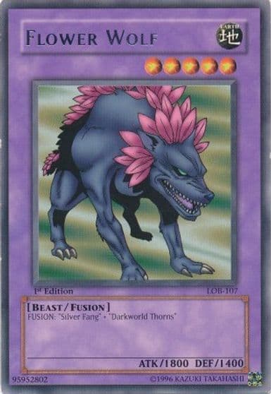 Flower Wolf The Legend of Blue Eyes White Dragon Yu-Gi-Oh! card