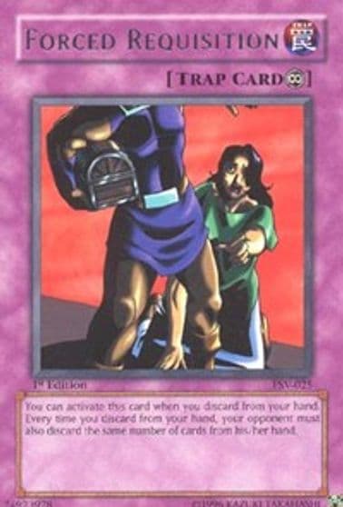 Forced Requisition Pharaoh's Servant Yu-Gi-Oh! card