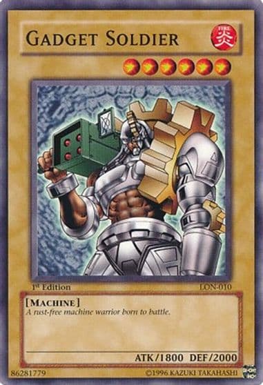 Gadget Soldier Labyrinth of Nightmare Yu-Gi-Oh! card