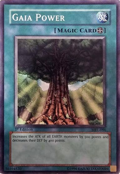 Gaia Power Magic Ruler Yu-Gi-Oh! card