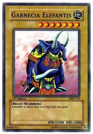 Garnecia Elefantis Metal Raiders Yu-Gi-Oh! card