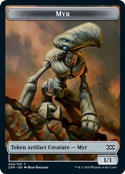 Myr 024 Token Double Masters Magic card