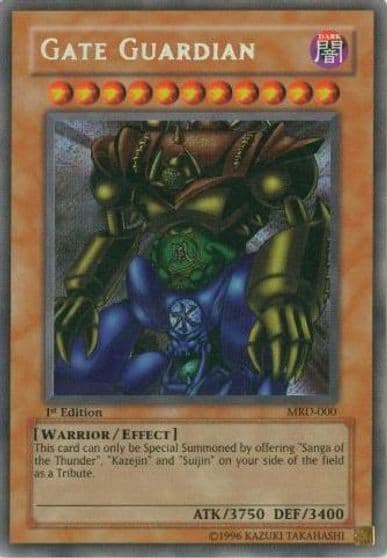 Gate Guardian Metal Raiders Yu-Gi-Oh! card