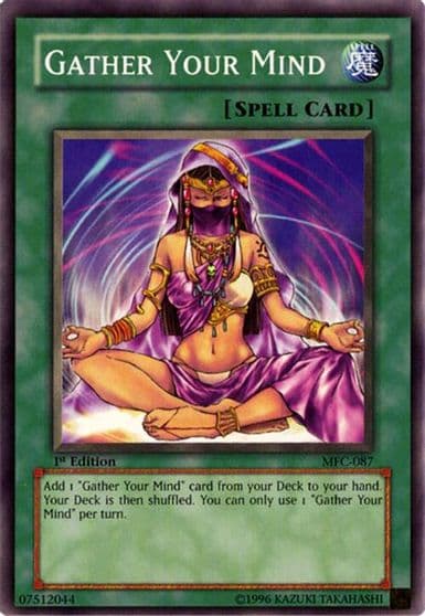 Gather Your Mind Magician's Force Yu-Gi-Oh! card