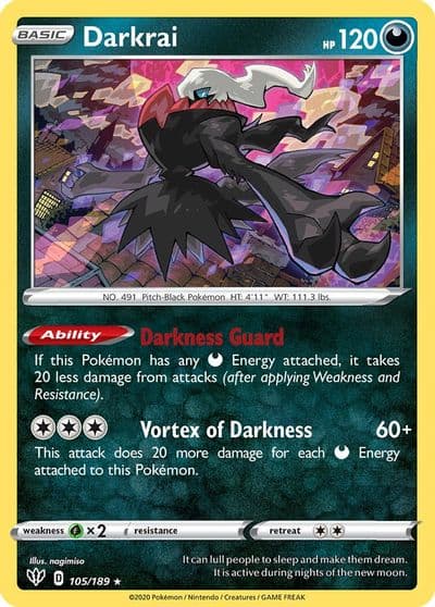 Darkrai Deck Exclusives Pokemon card