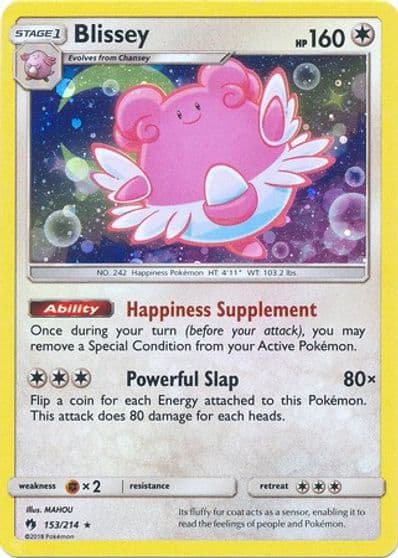 Blissey (Cosmos Holo) Miscellaneous Cards & Products Pokemon card