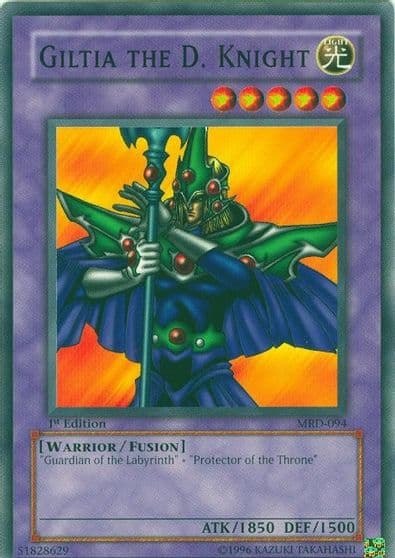 Giltia the D Knight Metal Raiders Yu-Gi-Oh! card