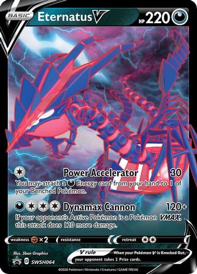 Eternatus V - SWSH064 SWSH: Sword & Shield Promo Cards Pokemon card