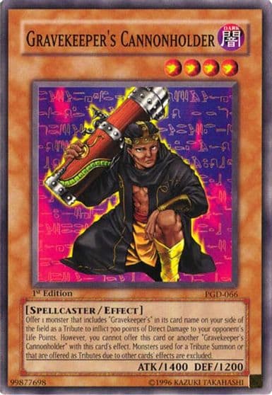 Gravekeepers Cannonholder Pharaonic Guardian Yu-Gi-Oh! card