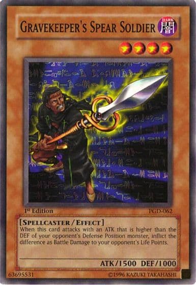 Gravekeepers Spear Soldier Pharaonic Guardian Yu-Gi-Oh! card