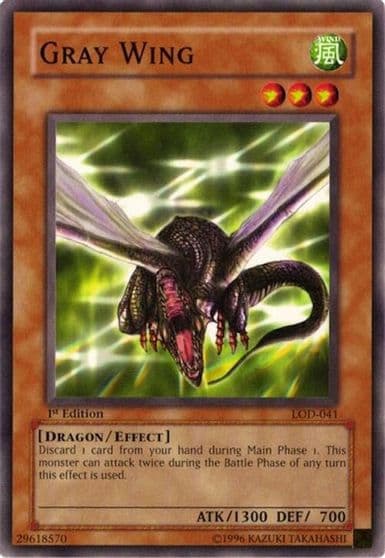 Gray Wing Legacy of Darkness Yu-Gi-Oh! card