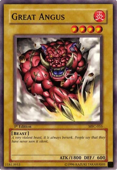 Great Angus Magician's Force Yu-Gi-Oh! card