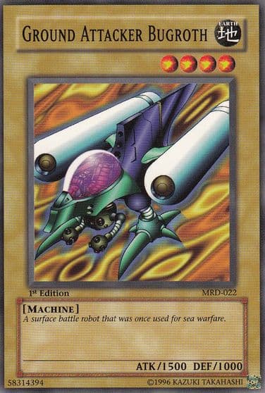 Ground Attacker Bugroth Metal Raiders Yu-Gi-Oh! card