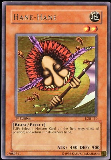 Hane Hane The Legend of Blue Eyes White Dragon Yu-Gi-Oh! card