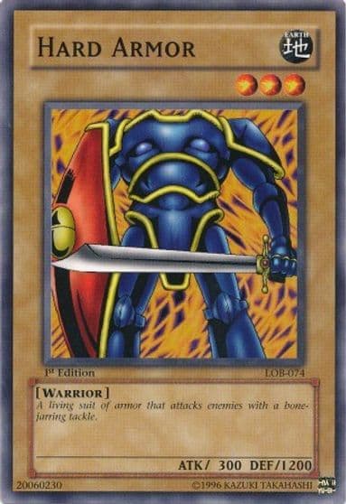 Hard Armor The Legend of Blue Eyes White Dragon Yu-Gi-Oh! card