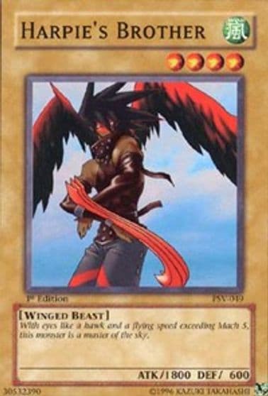 Harpies Brother Pharaoh's Servant Yu-Gi-Oh! card