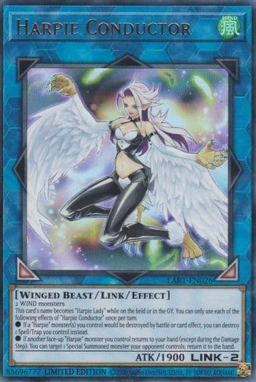 Harpie Conductor The Lost Art Promotion Yu-Gi-Oh! card