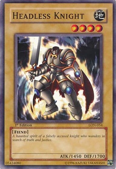 Headless Knight Labyrinth of Nightmare Yu-Gi-Oh! card