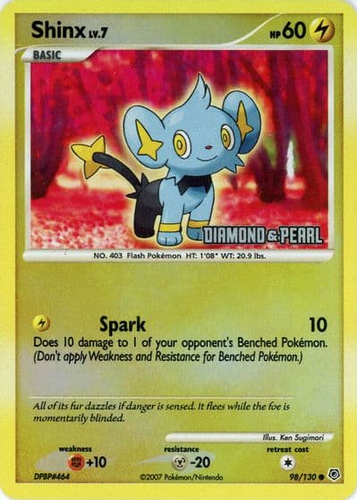 Shinx [Diamond & Pearl] Burger King Promos Pokemon card