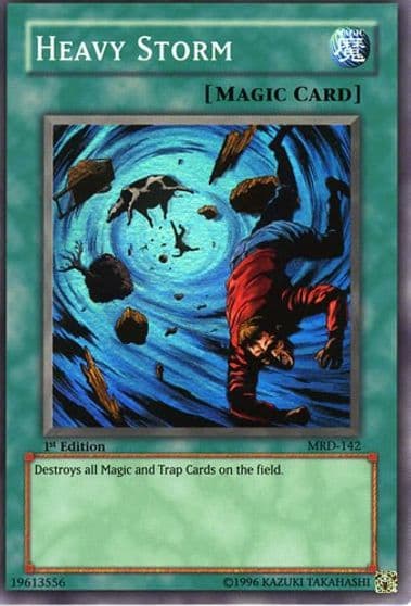 Heavy Storm Metal Raiders Yu-Gi-Oh! card