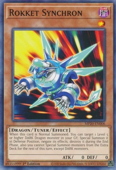 Rokket Synchron 2020 Tin of Lost Memories Yu-Gi-Oh! card