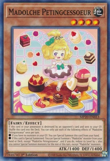 Madolche Petingcessoeur 2020 Tin of Lost Memories Yu-Gi-Oh! card