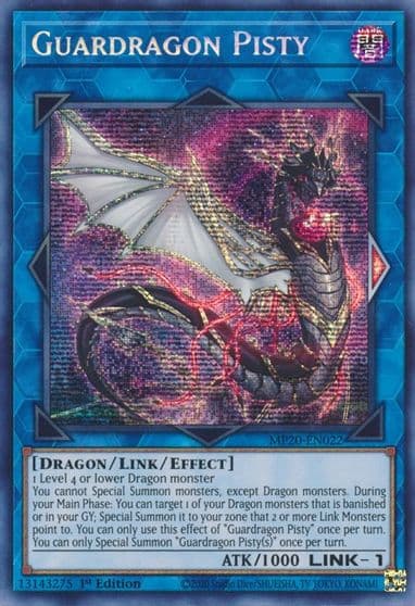 Guardragon Pisty 2020 Tin of Lost Memories Yu-Gi-Oh! card