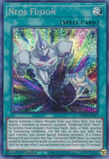 Neos Fusion 2020 Tin of Lost Memories Yu-Gi-Oh! card