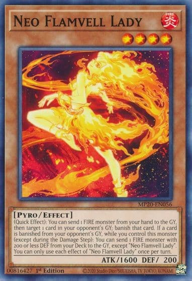 Neo Flamvell Lady 2020 Tin of Lost Memories Yu-Gi-Oh! card